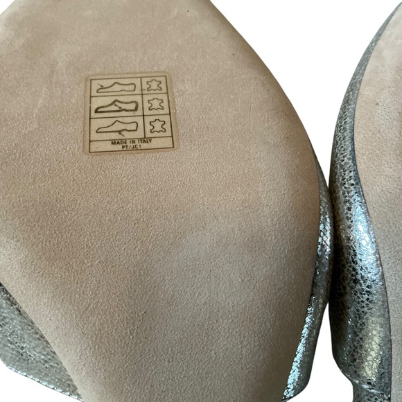 Jimmy Choo Azia silver metallic leather pumps size 41 - Picture 9 of 11